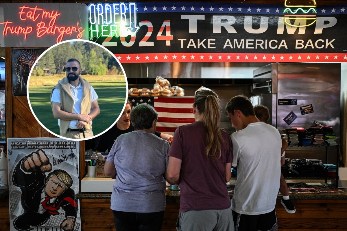 Trump Burger Rolan Beainy