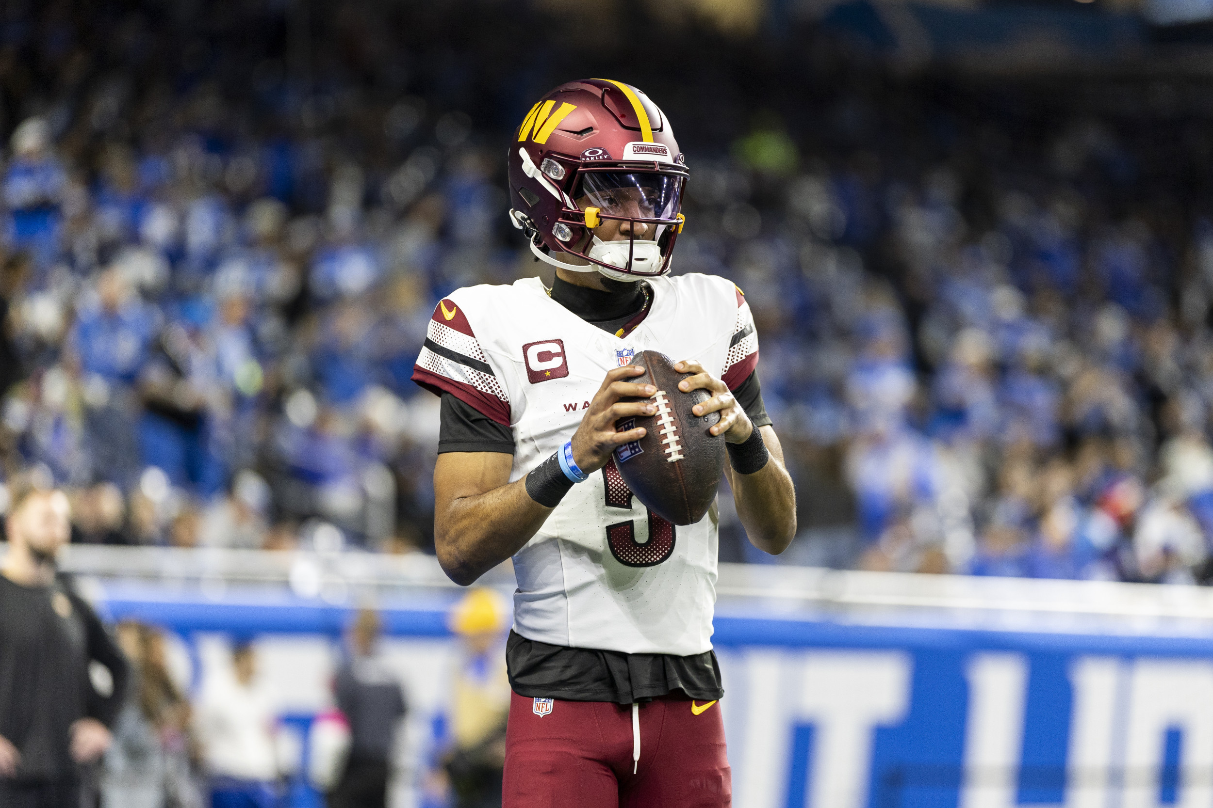 Commanders QB Jayden Daniels Links up With NBA Star Jayson Tatum