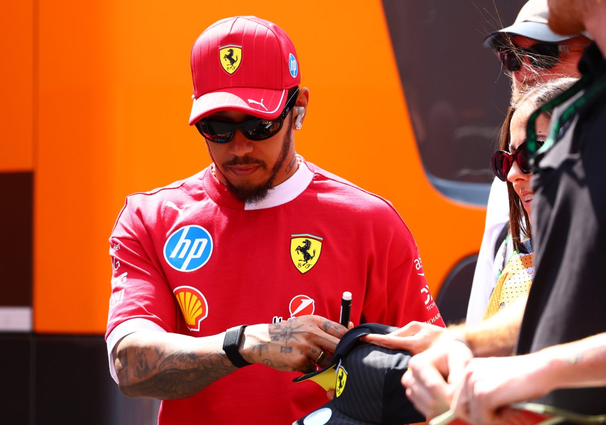 Ferrari driver Lewis Hamilton