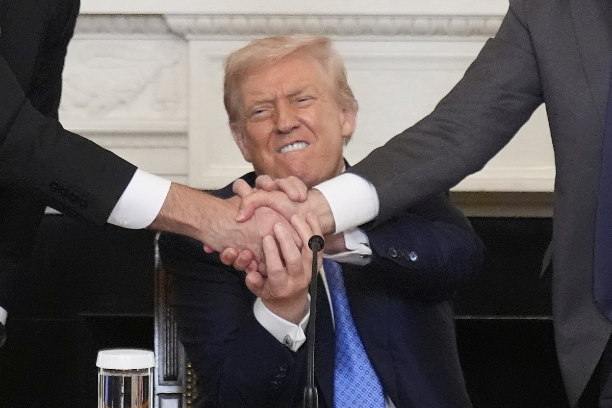 Presidente Trump en julio de 2025