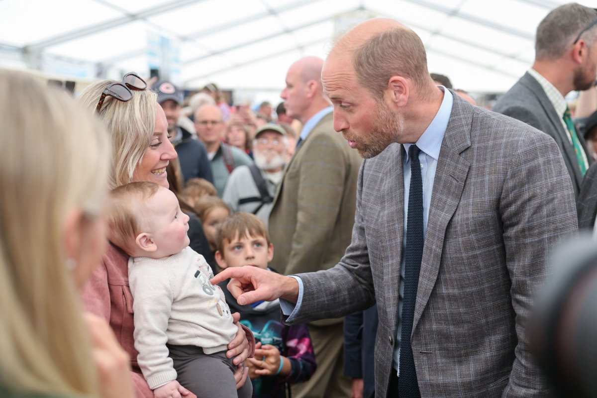 Prince William With Baby George