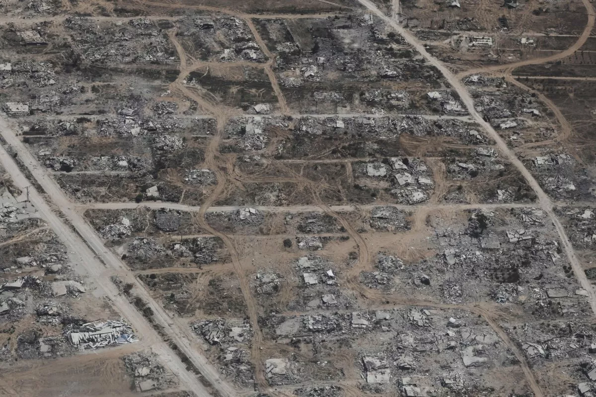Arab world reacts to Netanyahu's new Gaza plan 7 gaza aerial shot