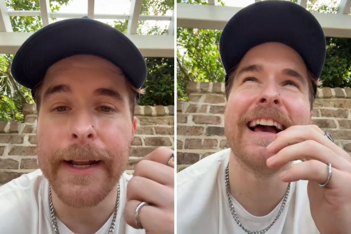Ian in his TikTok video