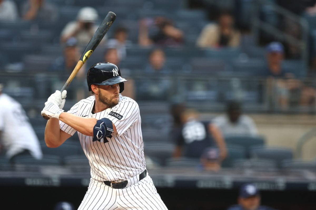 New York Yankees outfielder Austin Slater