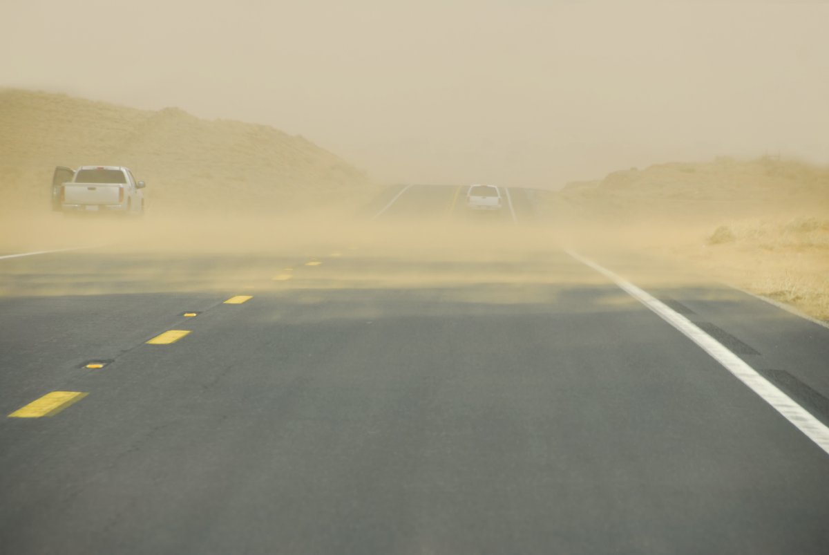 More Than One Million People Warned of 'Significant Hazard' While Driving 2 blowing dust storm arizona