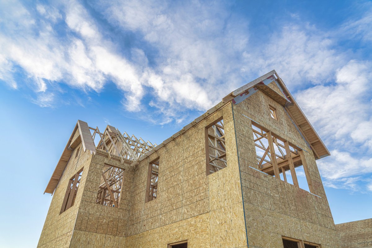 Home Under Construction In Utah