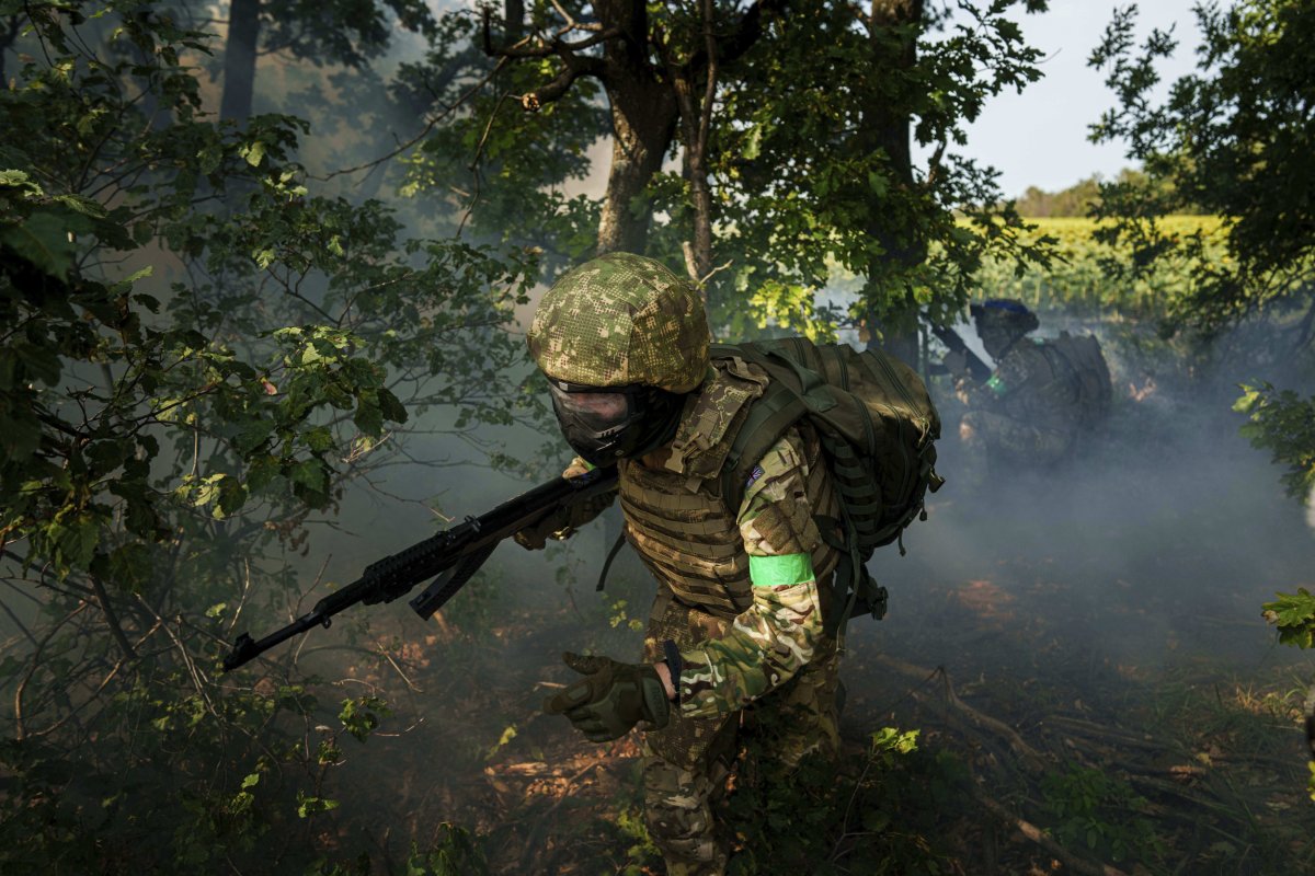 Ukraine soldiers near Pokrovsk