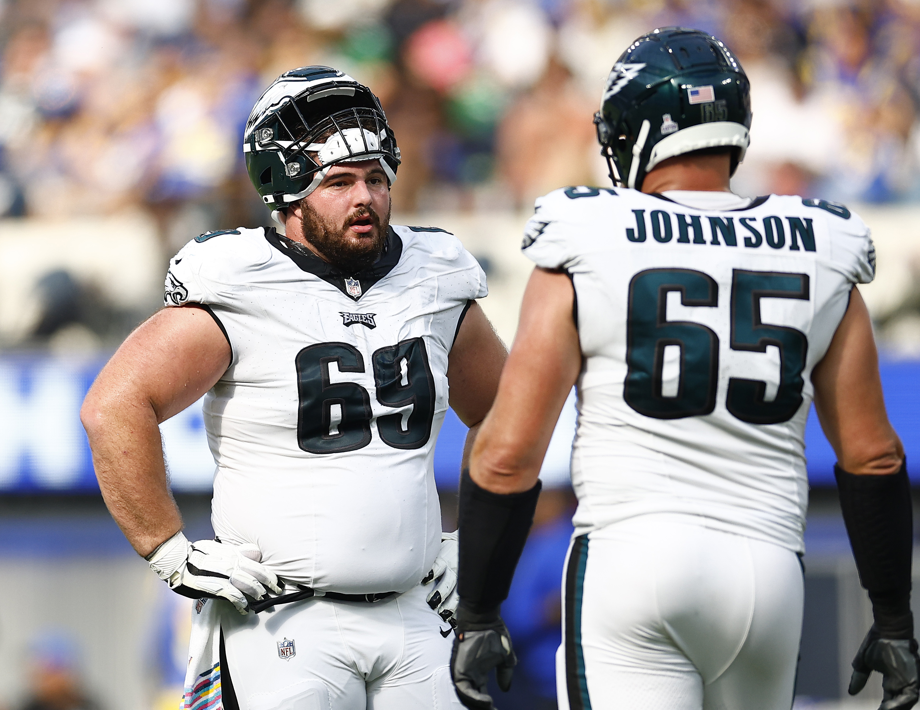 Eagles Lane Johnson Exits Game With Concerning Injury