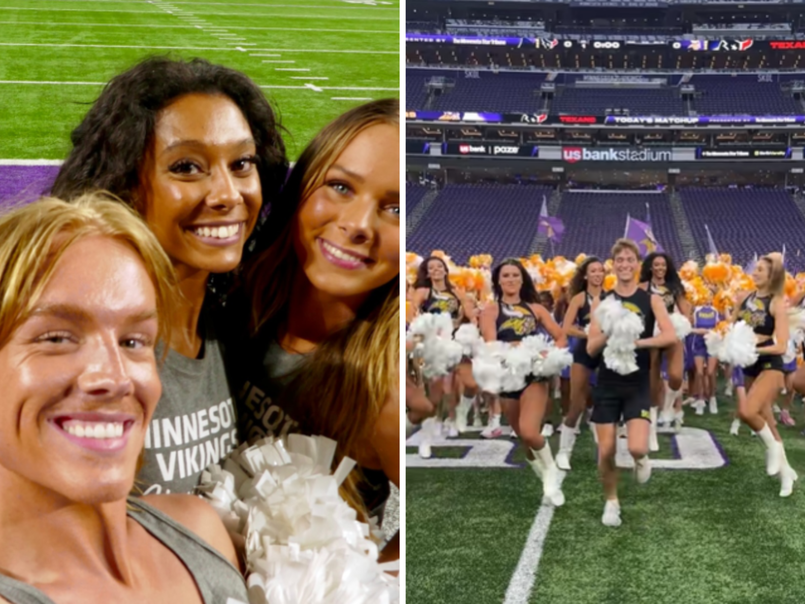 Vikings Respond to Male Cheerleader Backlash - Newsweek