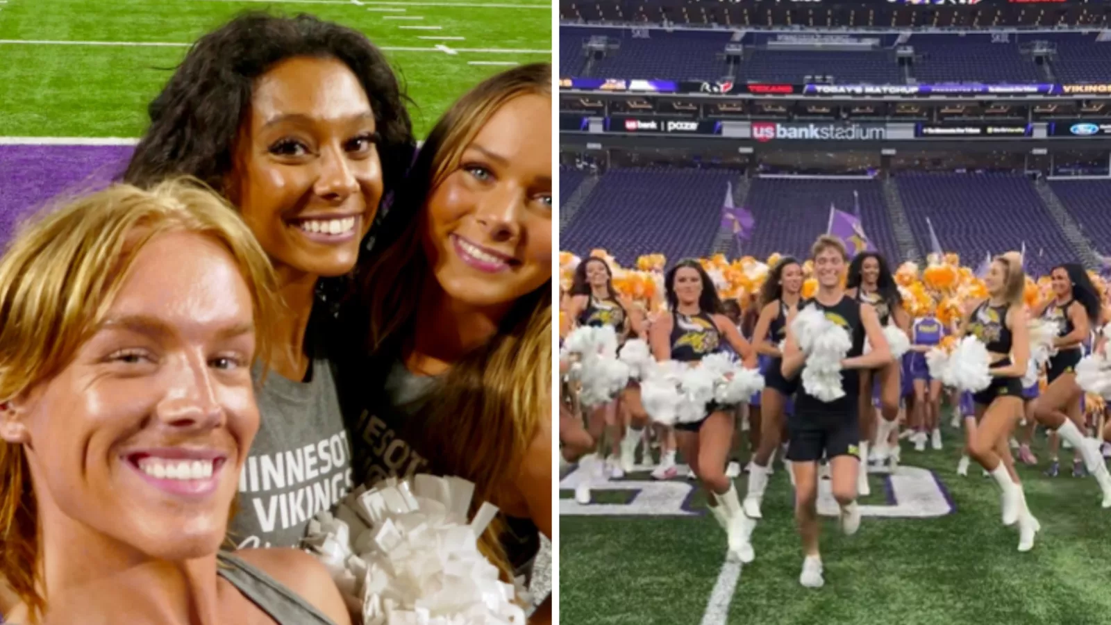 Vikings Respond to Male Cheerleader Backlash - Newsweek