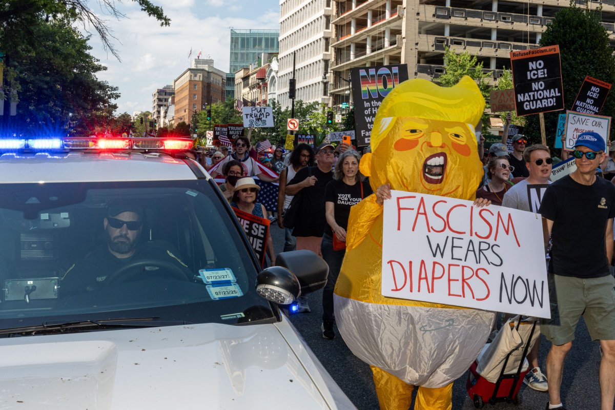 Washington DC Protes Trump