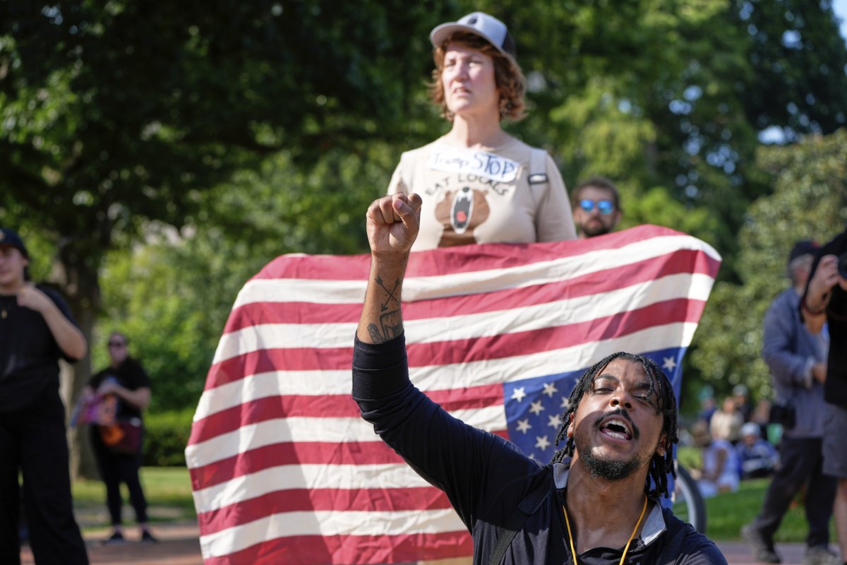 Washington DC Protes Trump