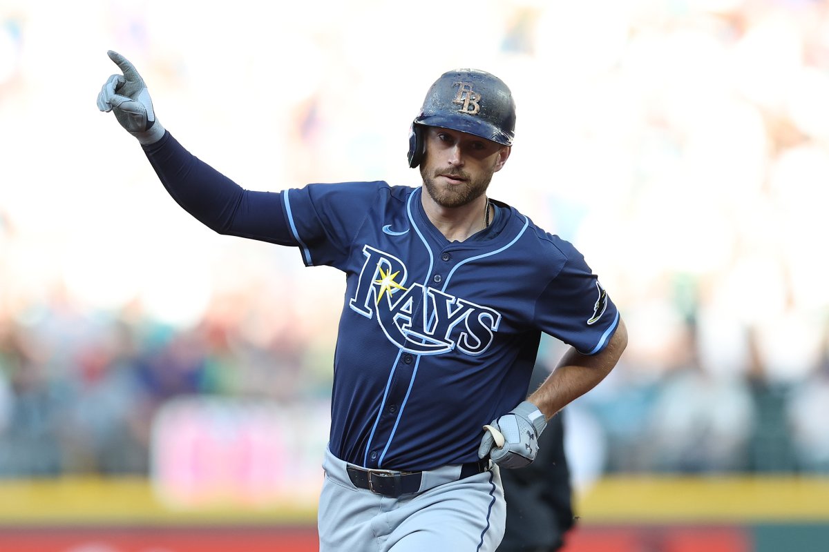Tampa Bay Rays second baseman Brandon Lowe