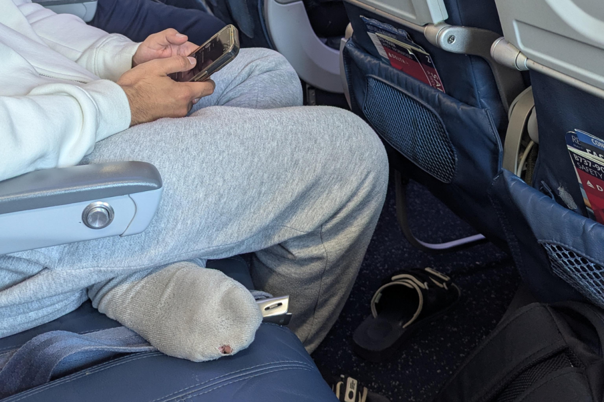 Passenger on flight
