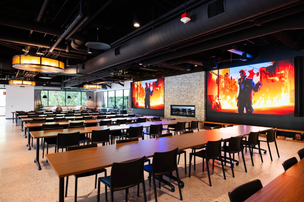 Riot Mercer cafeteria