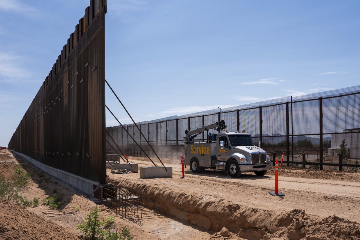 New border wall in El Paso, Texas