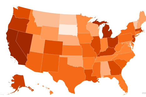 Analyzing U.S. Unemployment Rates: A Visual Guide to the Highest and Lowest State Figures