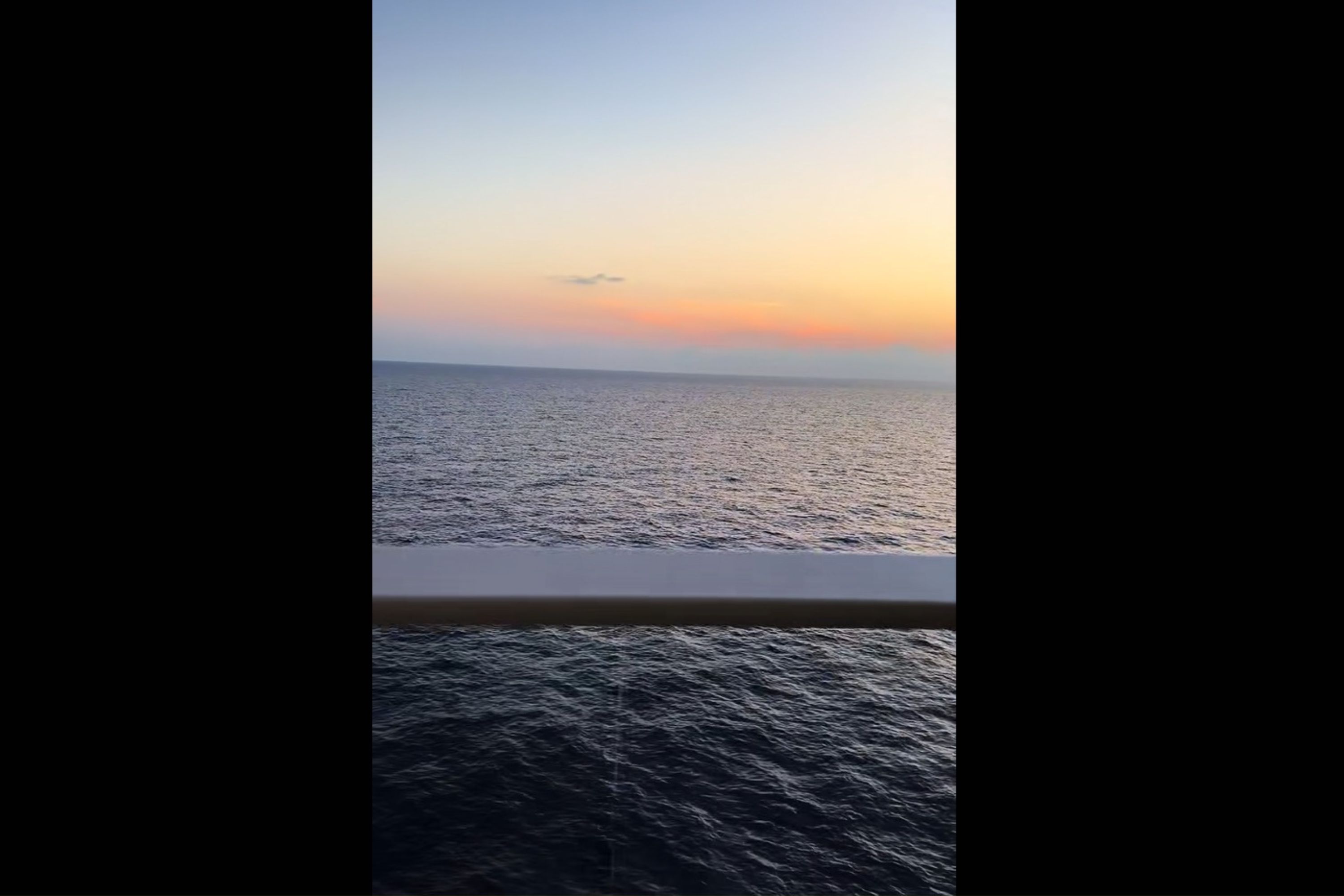 Woman Enjoying Private Cruise Balcony Naked&mdash;Then Looks Up in Horror
