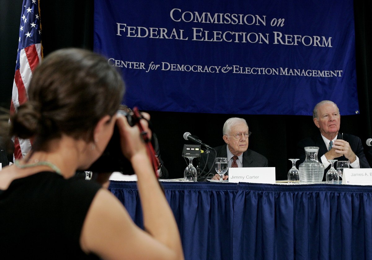 Jimmy Carter, James Baker Discuss Election Reform