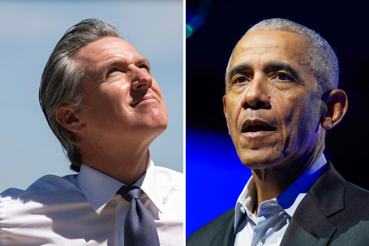 Newsom and Obama