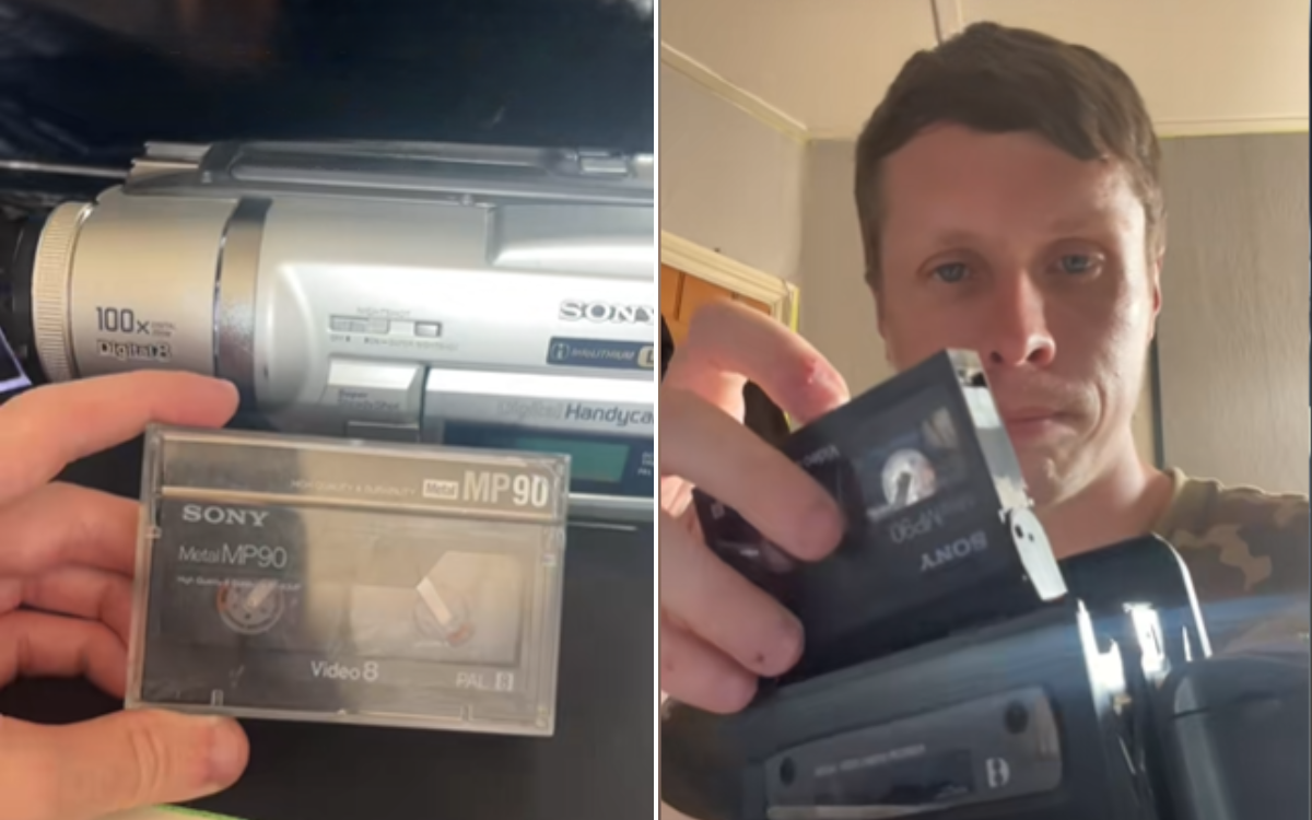Kurt found a VHS tape with footage.