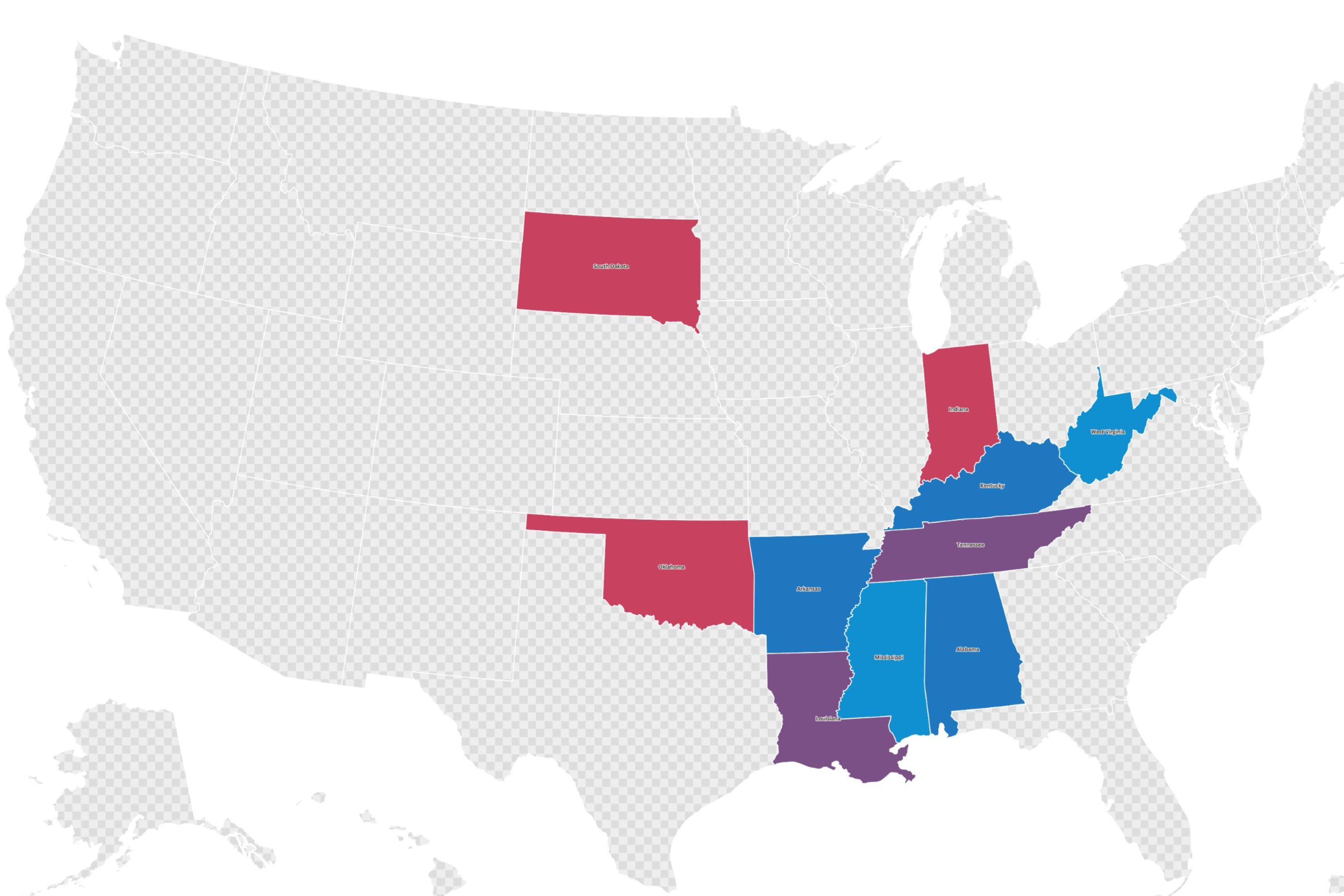 Map Shows States Where Residents Are Least Likely To Own Passports