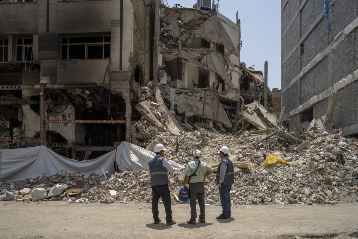 Iran bombing building