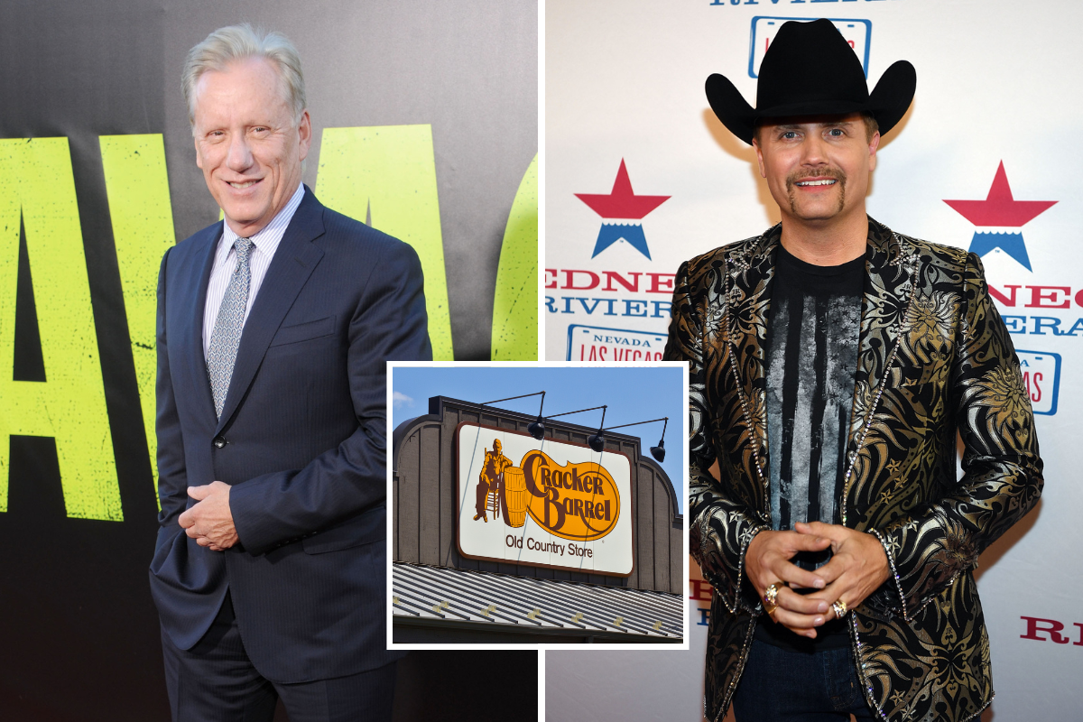 James Woods John Rich Cracker Barrel Logo