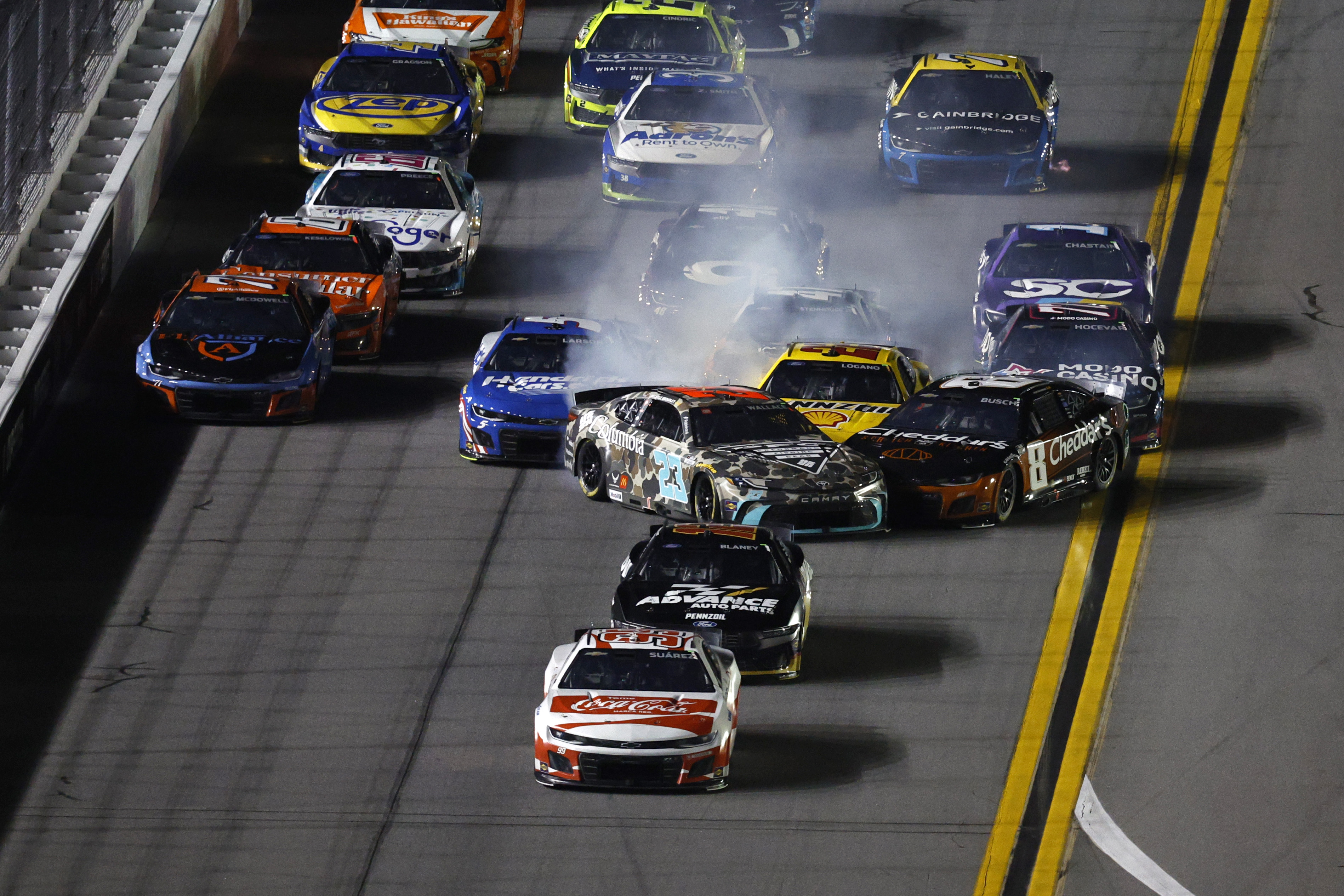 Bubba Wallace Owns up to Massive 12-Car NASCAR Wreck at Daytona - Newsweek
