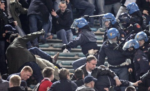 Italian riot police