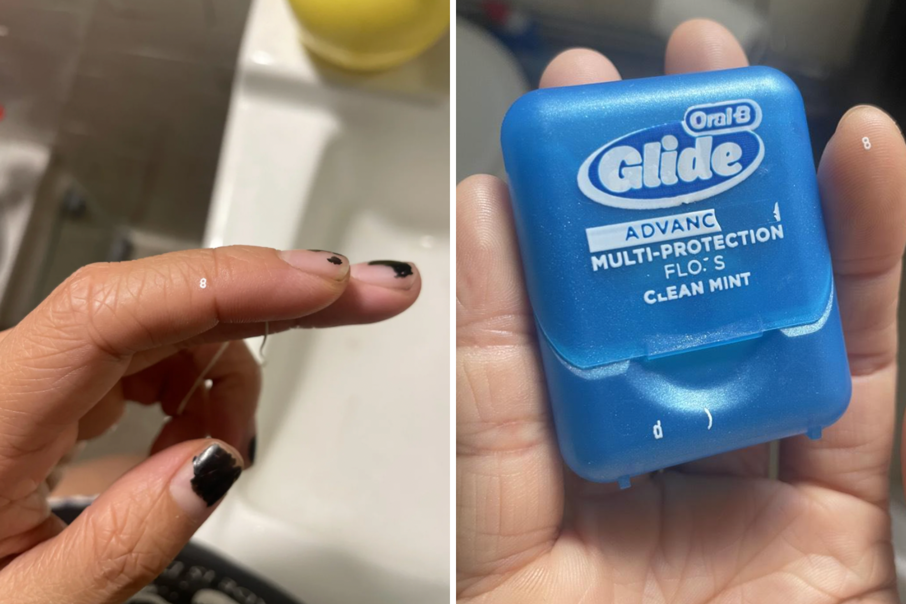 Womans Bizarre Discovery While Flossing Teeth Goes Viral