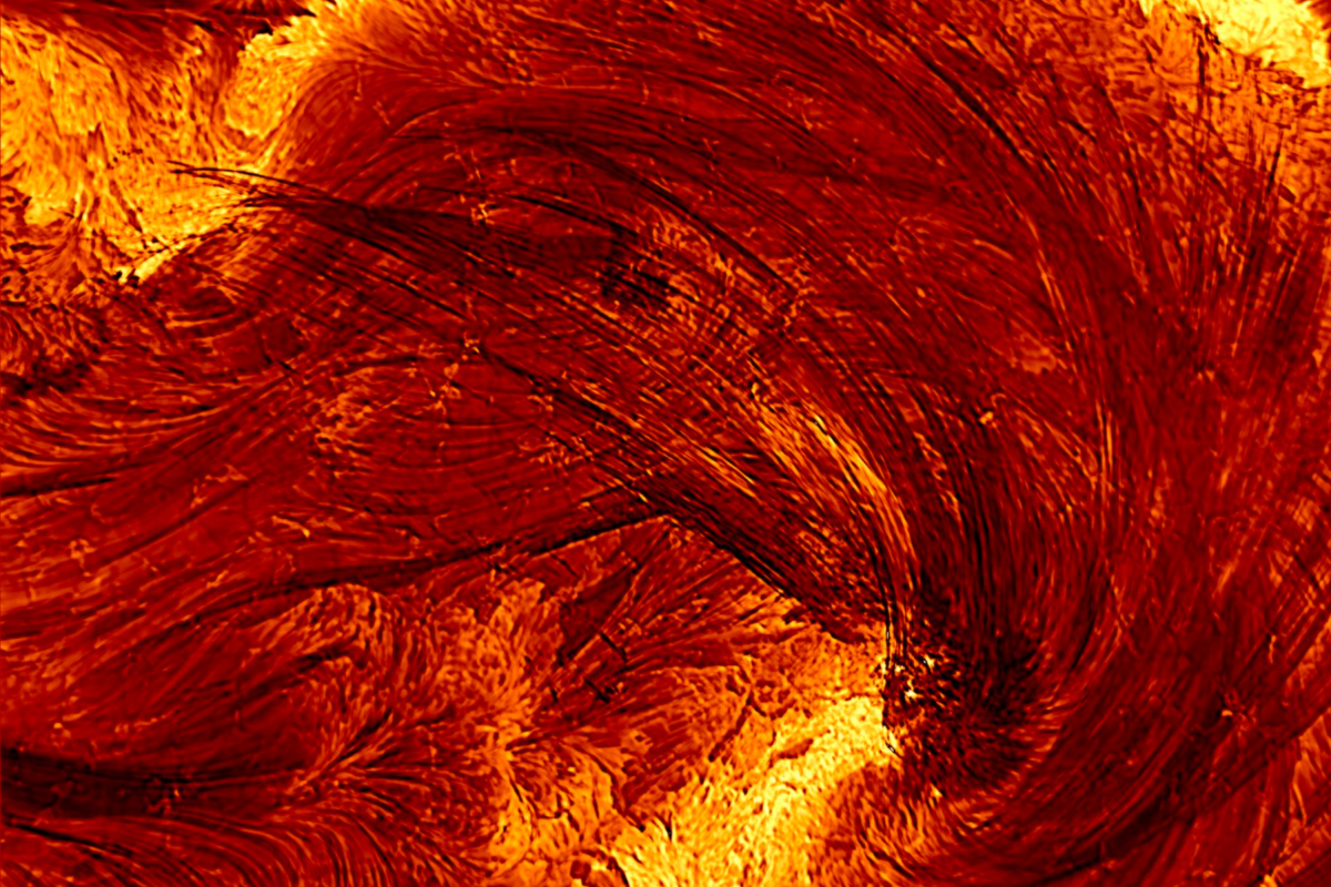 Telescópio solar solar de toque solar