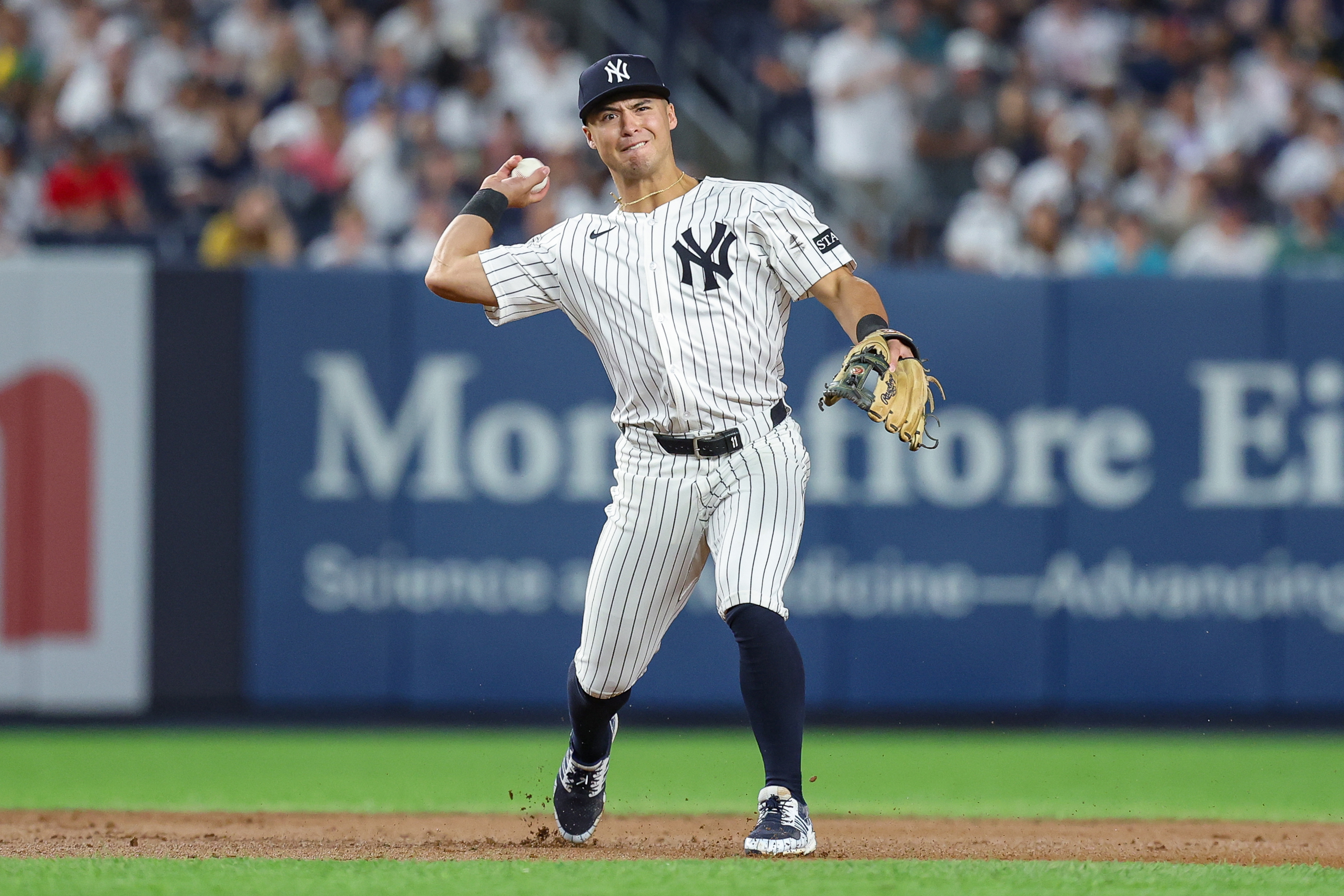 Yankees Aaron Boone Offers New 3-Word Response to Justify Anthony Volpes Woes