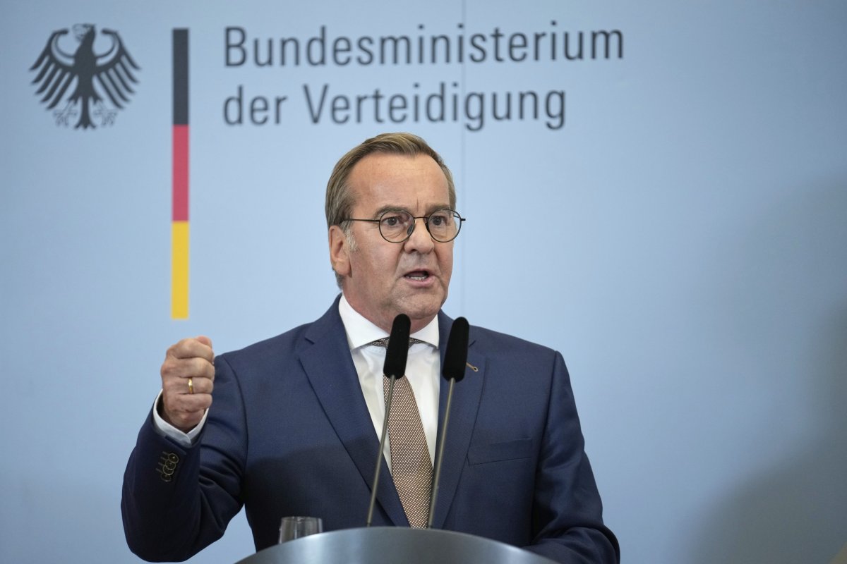 German Defense Minister Boris Pistorius