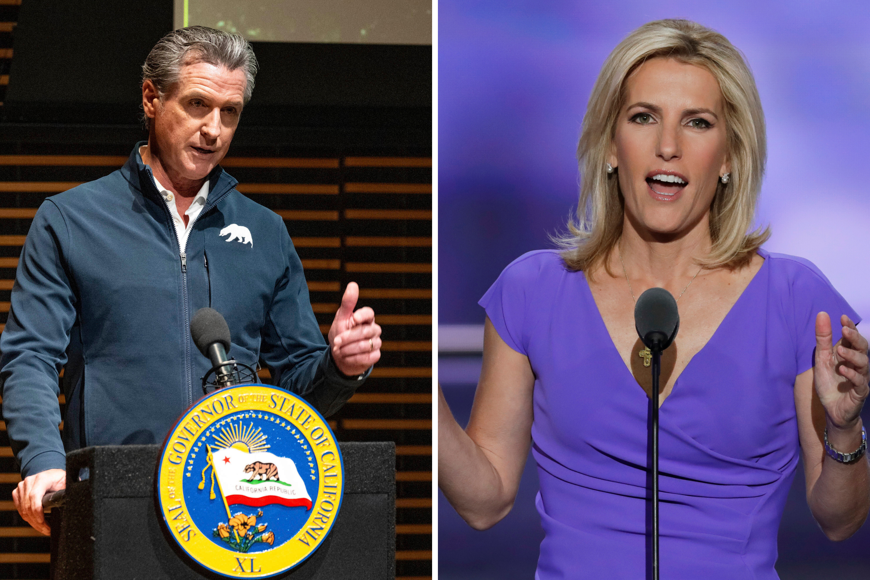 Gavin Newsoms Team Unveils New Nickname for Laura Ingraham
