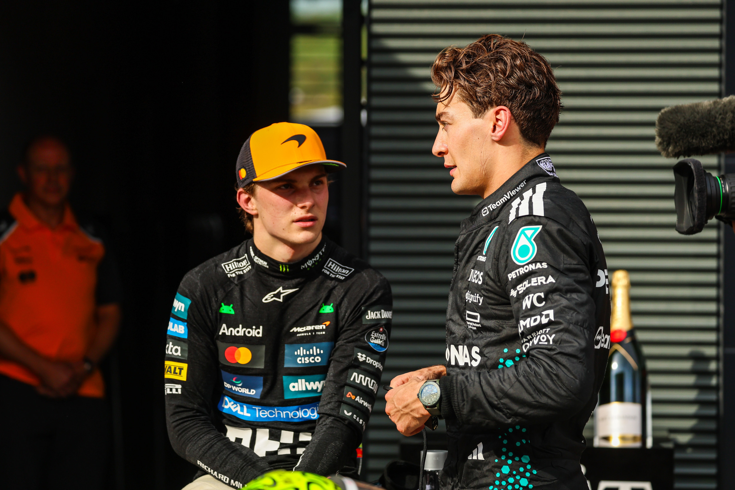 Oscar Piastri and George Russells Pit Lane Incident Leads to Penalty From FIA