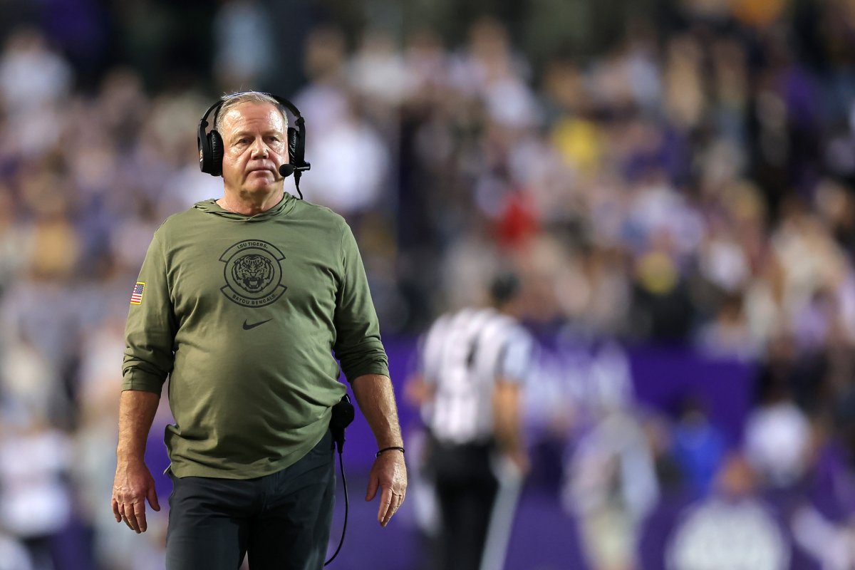 LSU Tigers coach Brian Kelly