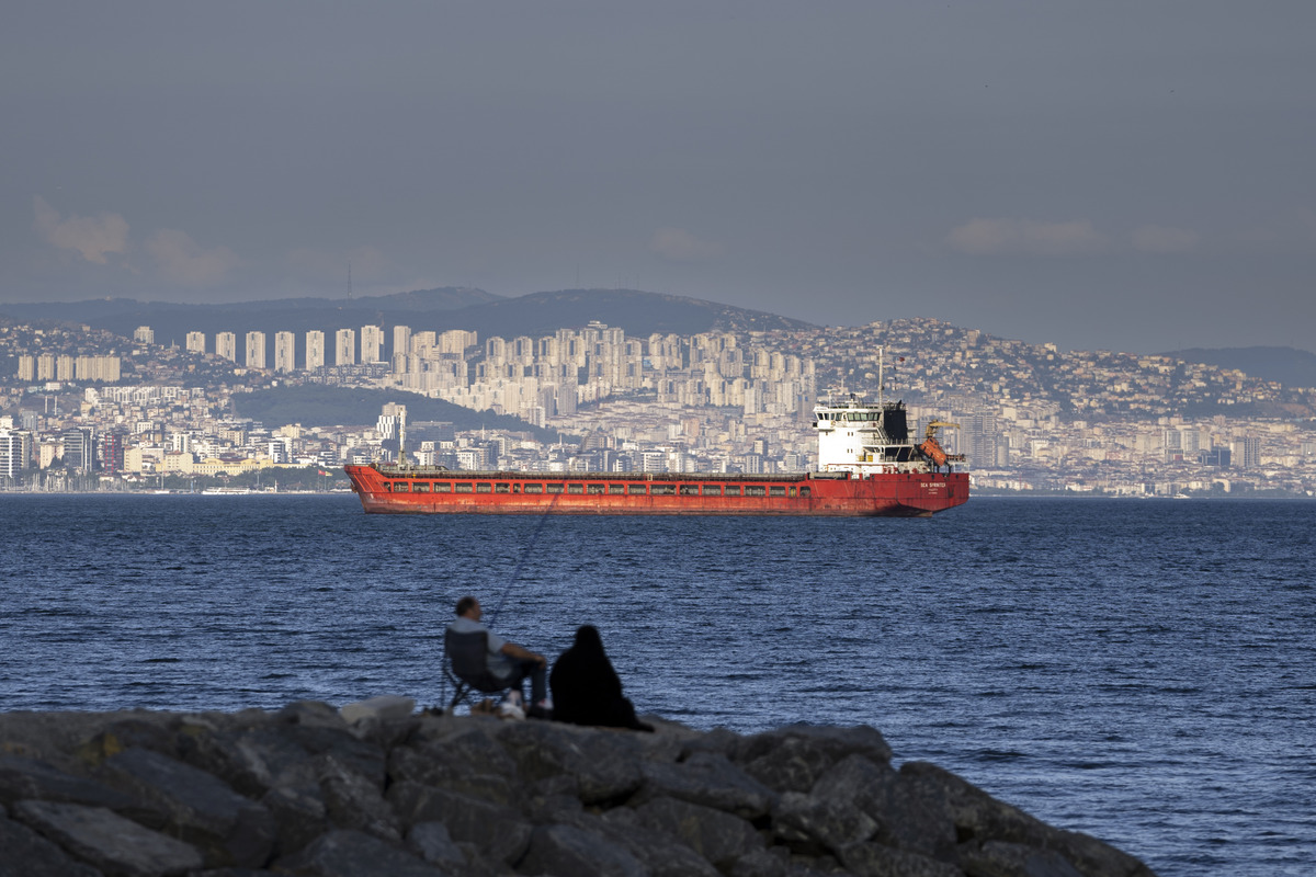 newsweek.com - Ellie Cook - Black Sea cargo ship hit by explosive device off Ukraine-report