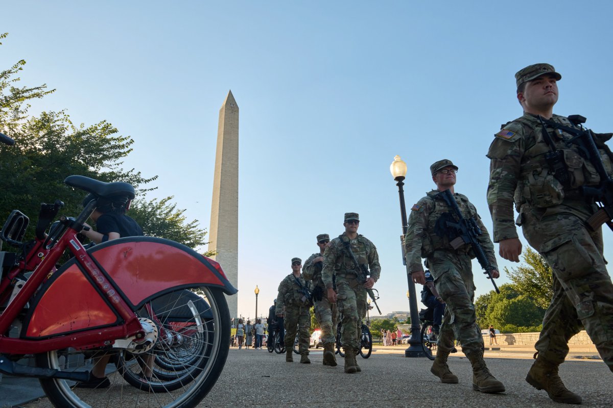 National Guard Washingotn Monument DC