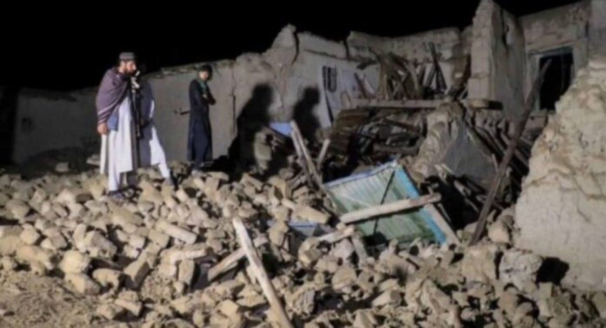 Afghanistan earthquake rubble