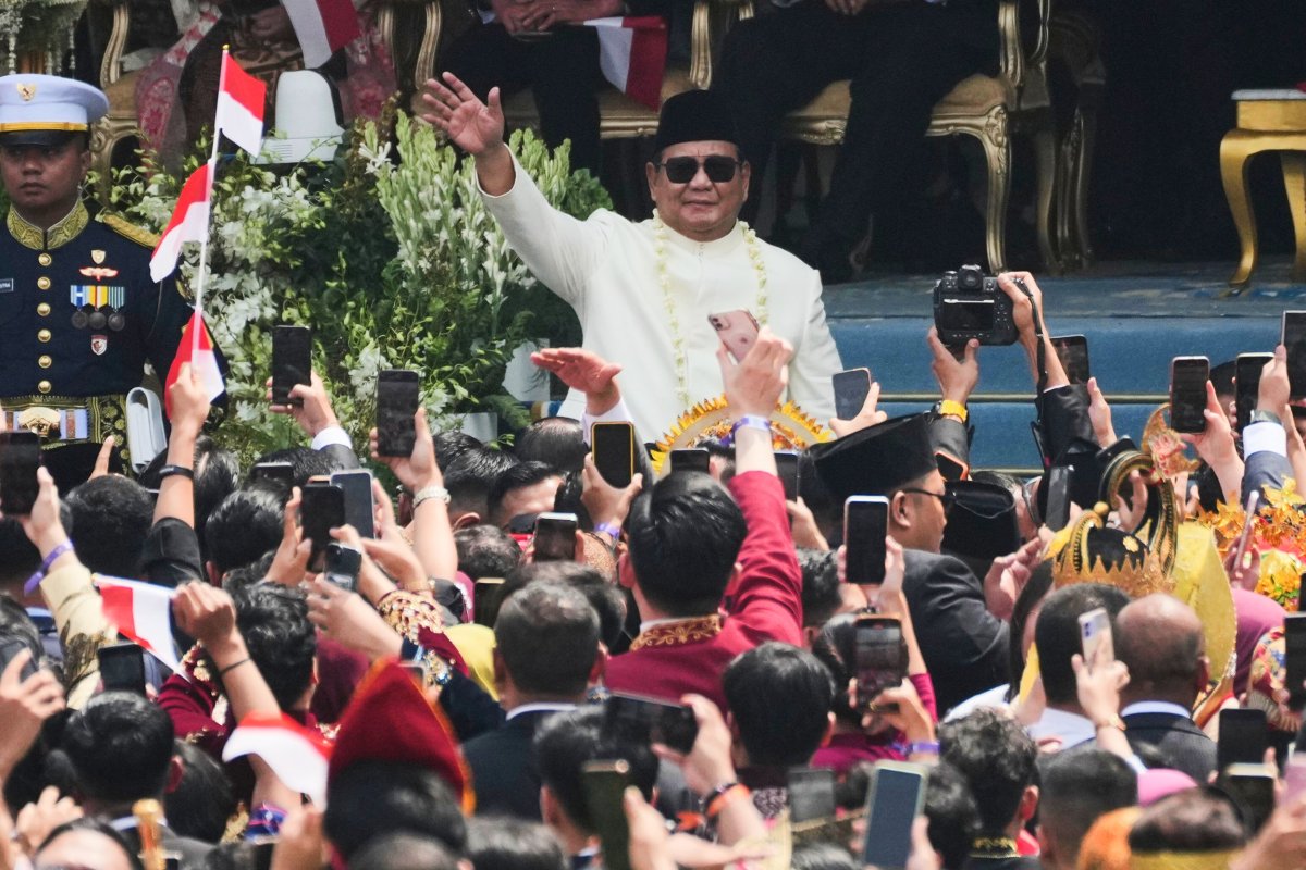Indonesian President Prabowo Subianto