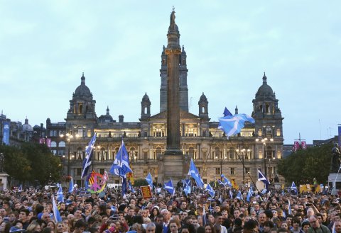 George Square rally