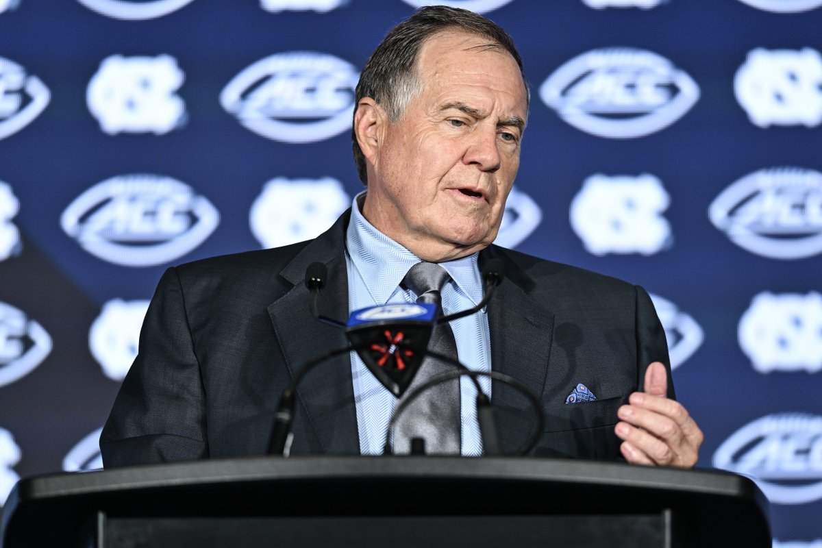 North Carolina Tar Heels coach Bill Belichick