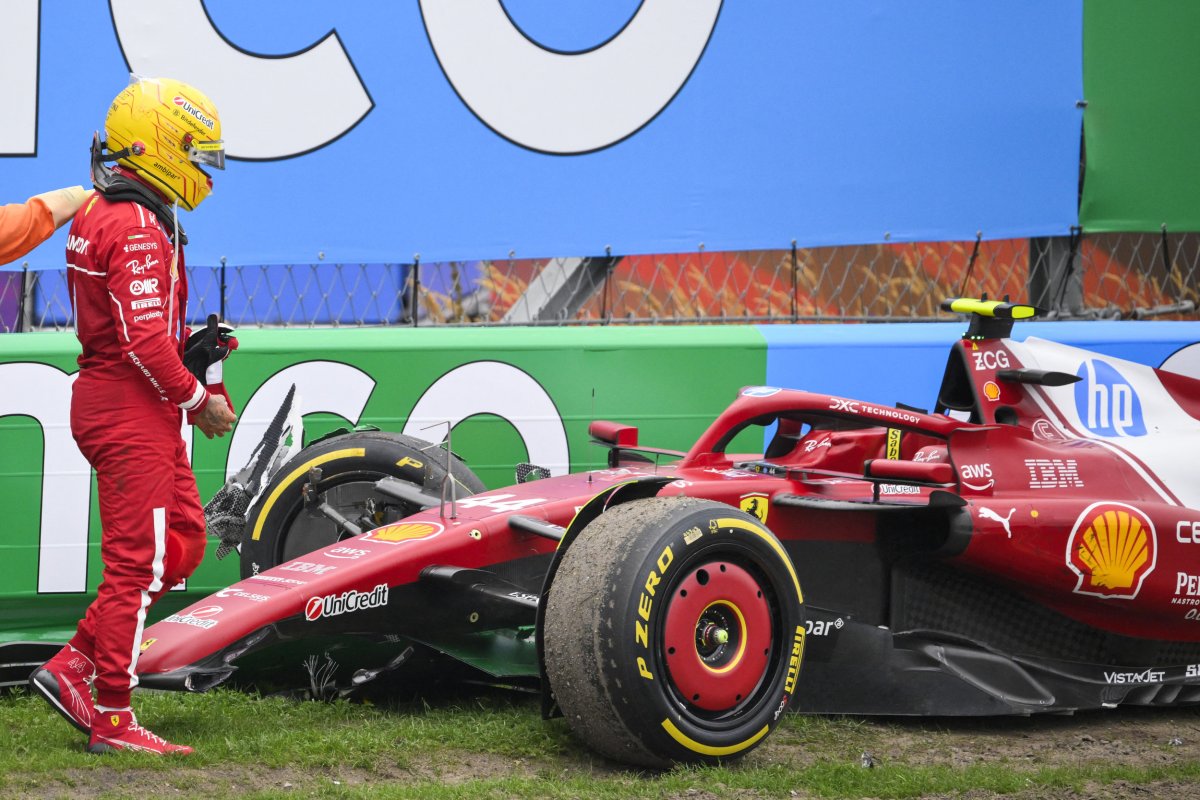 Ferrari driver Lewis Hamilton