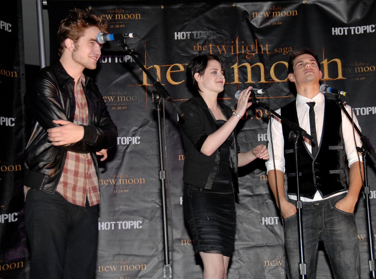 Il cast di Twilight nell'evento in California