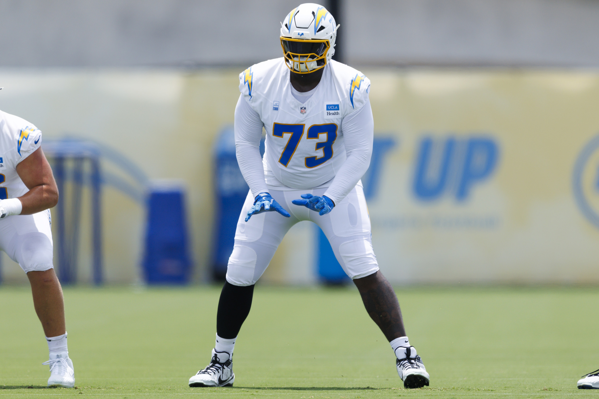 Chargers OL Mekhi Becton active for season opener in Brazil