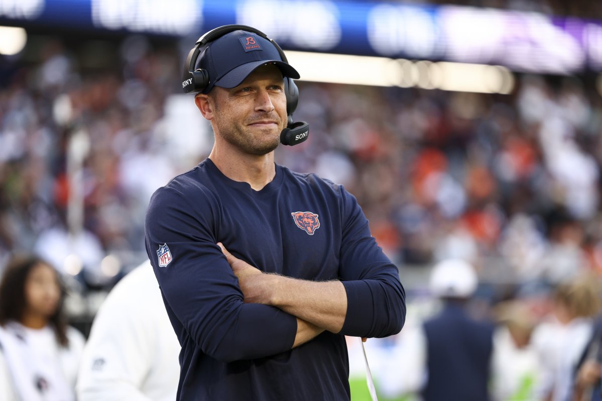 Chicago Bears coach Ben Johnson