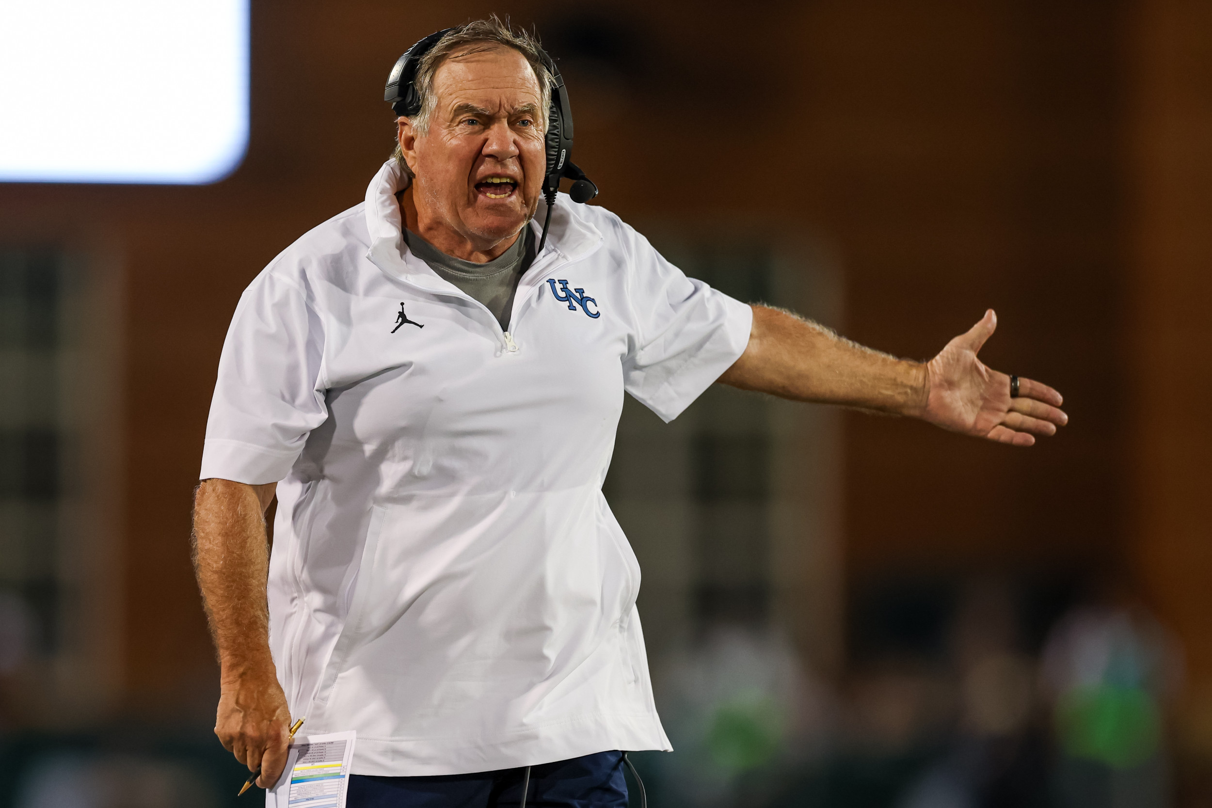 Bill Belichick Speaks On Ban Of Patriots Scouts From UNC Football Facilities