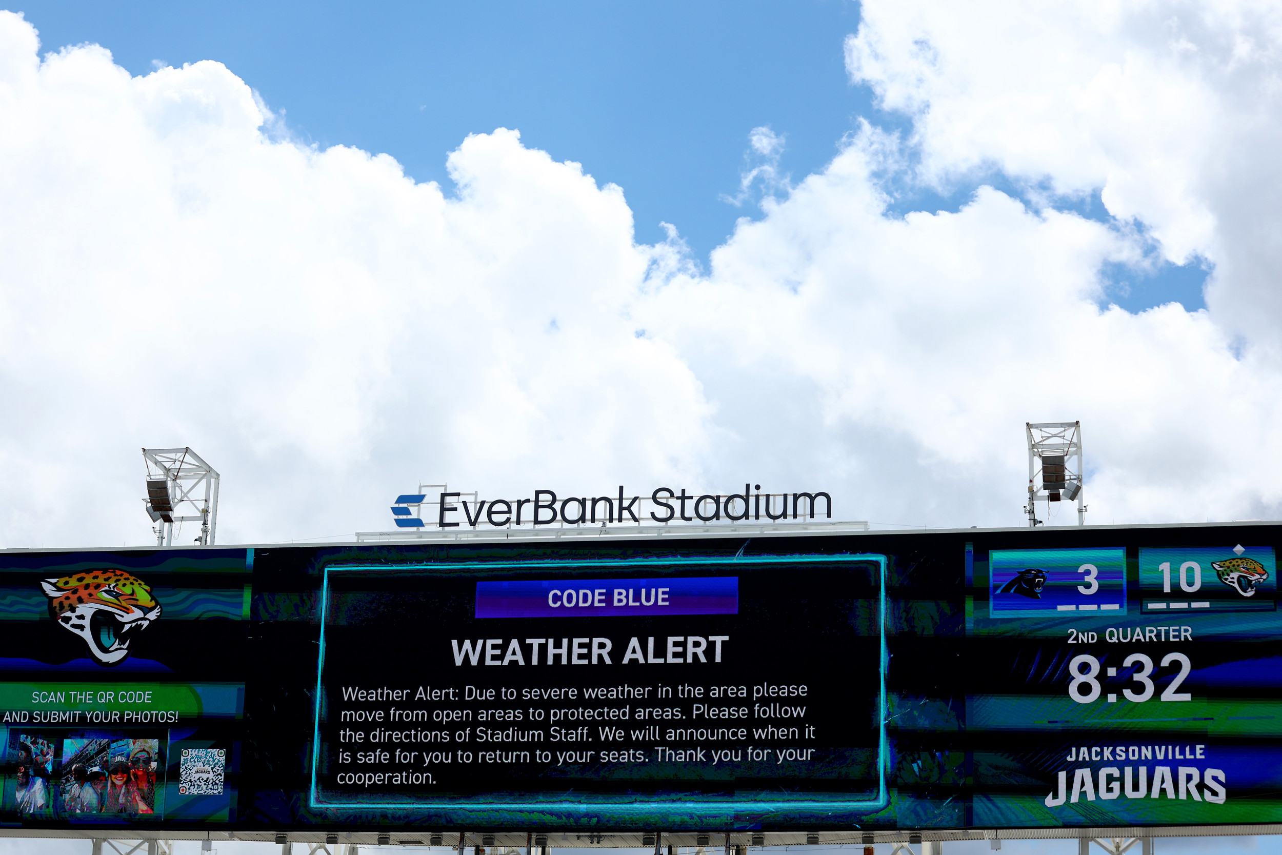 Panthers-Jaguars Game Has Been Delayed