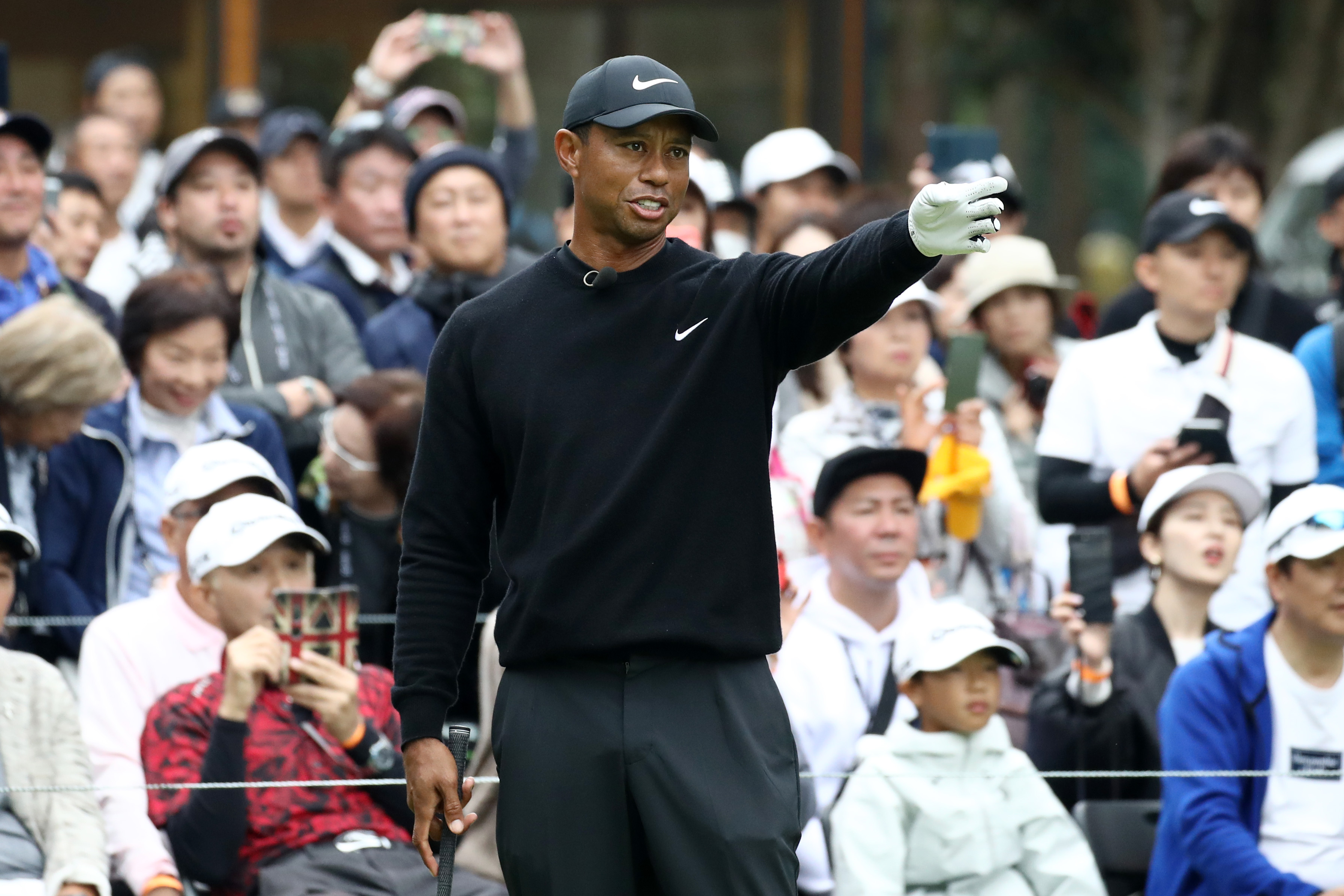 Tiger Woods Hits Golf Shots at New York Charity Event After Surgery